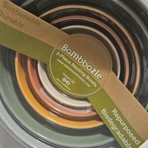 Bamboozle 5 piece nesting bowls